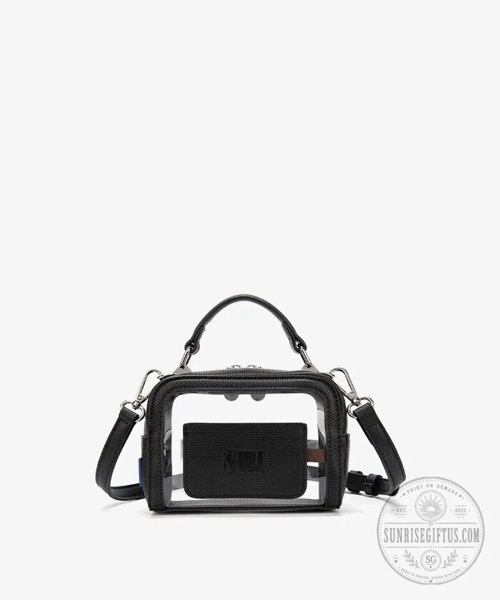 Brooklyn Nets NBA Clear Crossbody Bag with Adjustable Shoulder Strap 9 Brooklyn Nets NBA Clear Crossbody Bag with Adjustable Shoulder Strap