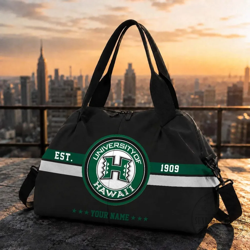 University of Hawaii Rainbow Warriors Personalized Sports Duffle Bag University of Hawaii Rainbow Warriors Personalized Sports Duffle Bag
