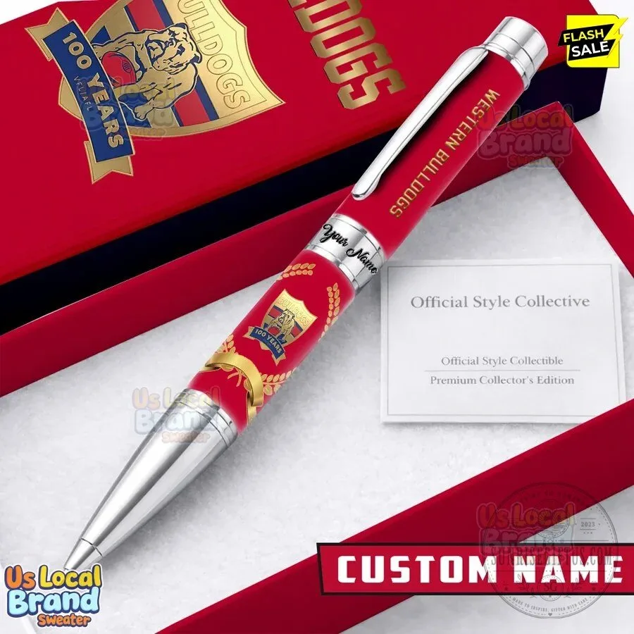 Western Bulldogs Australian Football League 100 Years Commemorative Pen