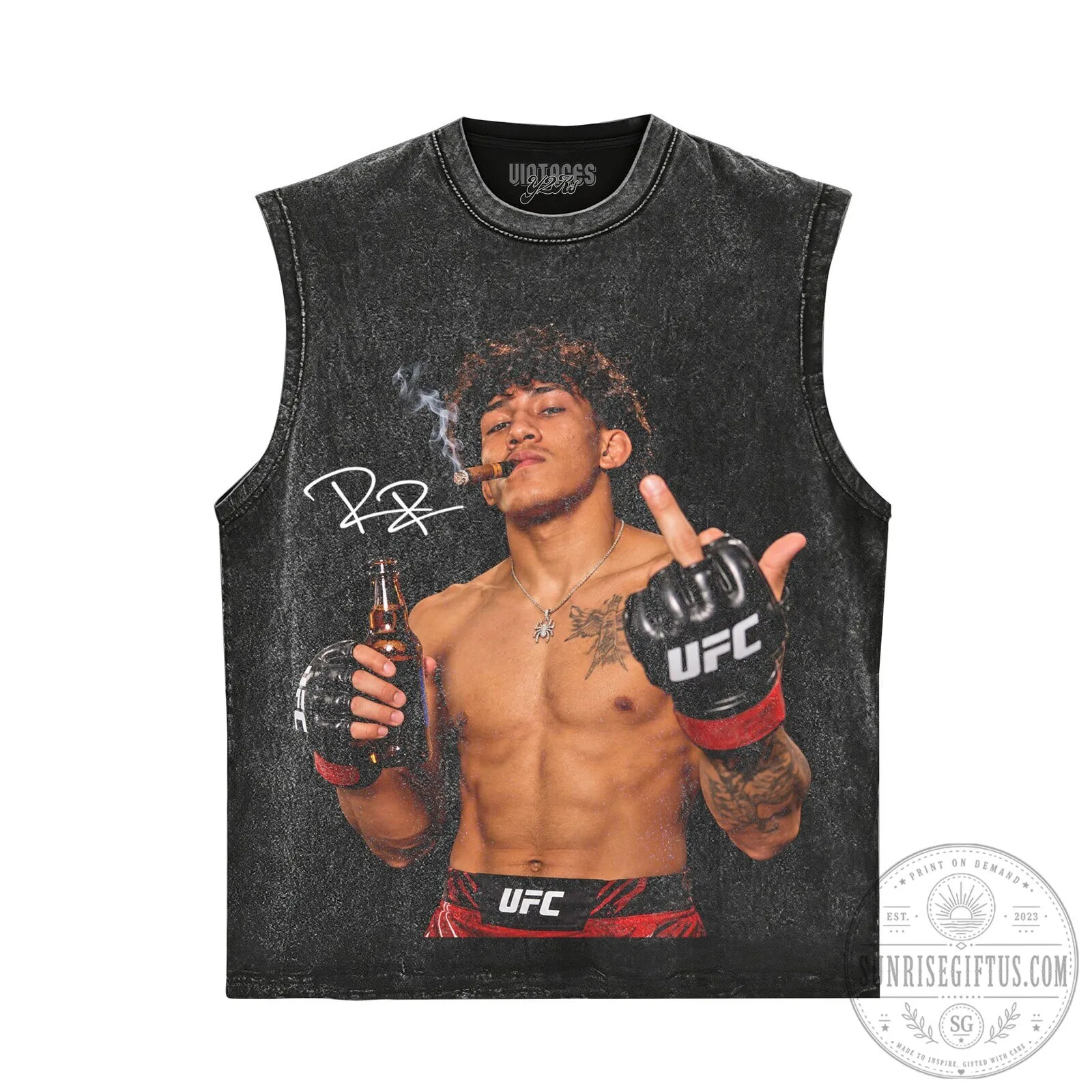 Raul Rosas Junior Middle Finger UFC Fighter Black Graphic T-Shirt 13 Raul Rosas Junior Middle Finger UFC Fighter Black Graphic T-Shirt