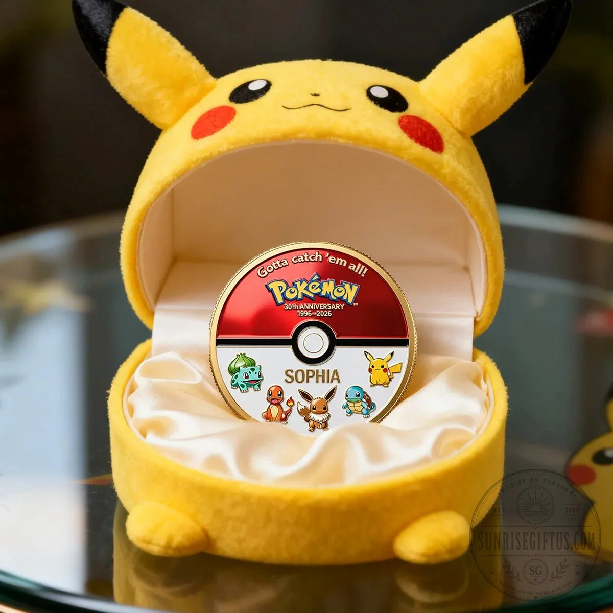 Pokemon 30th Anniversary Personalized Collectible Coin