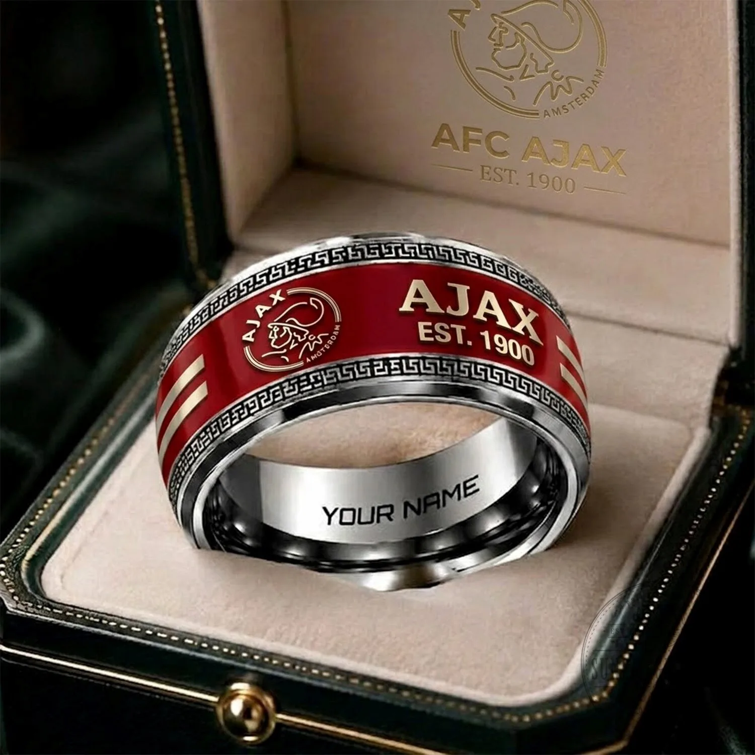 AFC Ajax Eredivisie Team Special Custom Name Ring