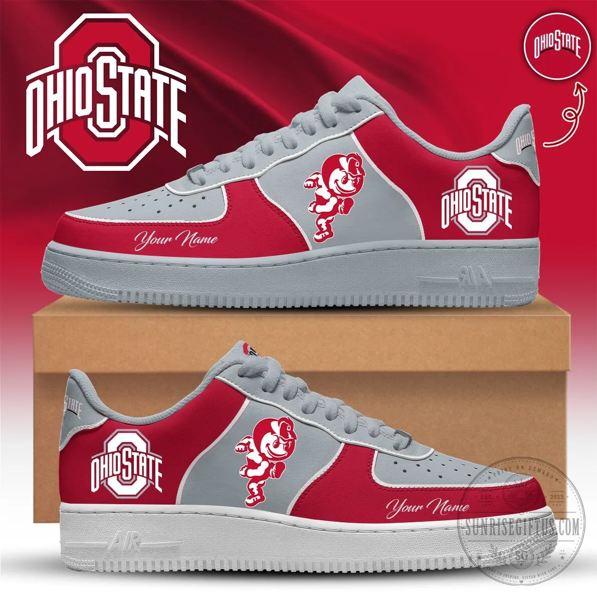 OSU x Low-Top Sneakers Ver 3