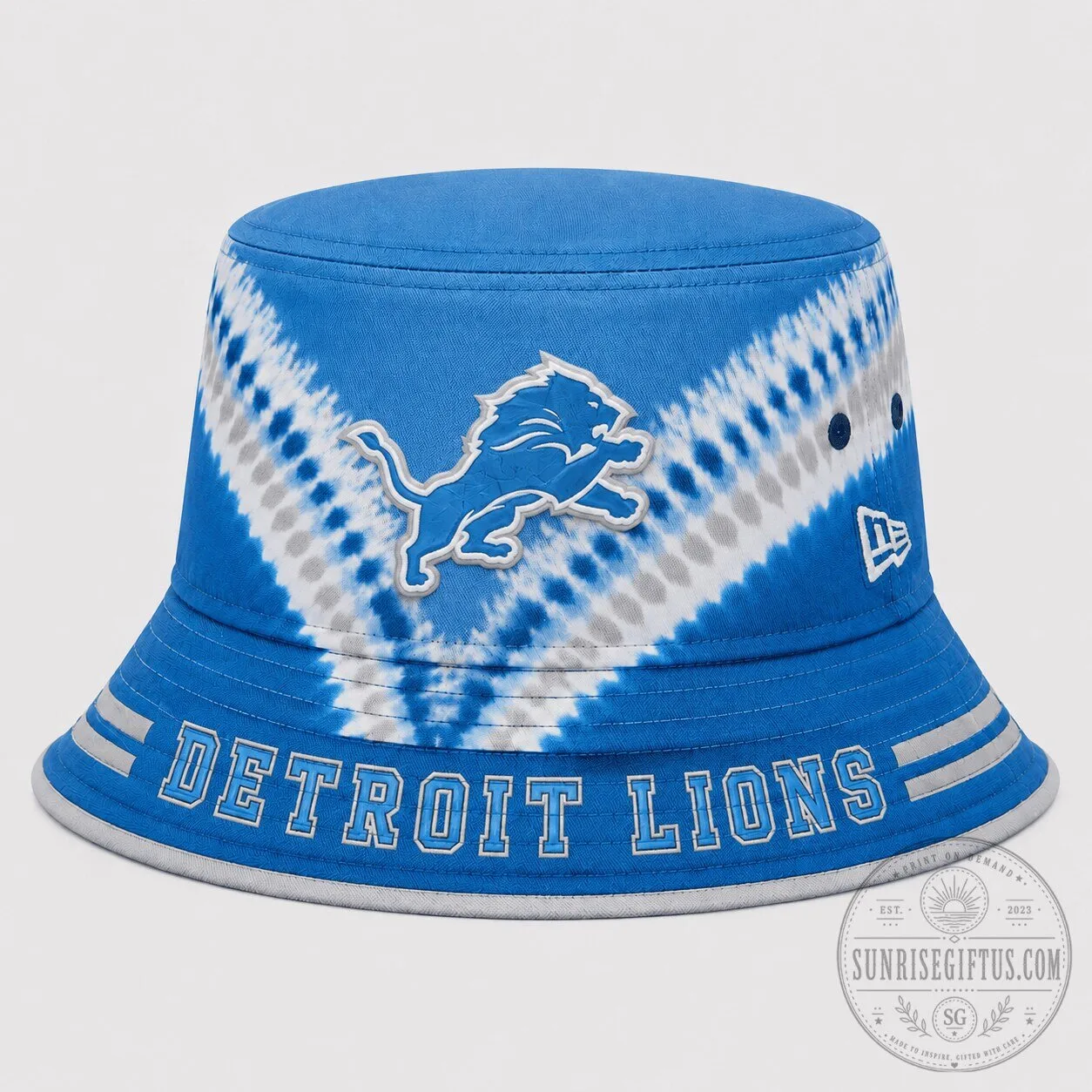 Detroit Lions NFL Tie Dye Bucket Hat for Men and Women 5 Detroit Lions NFL Tie Dye Bucket Hat for Men and Women