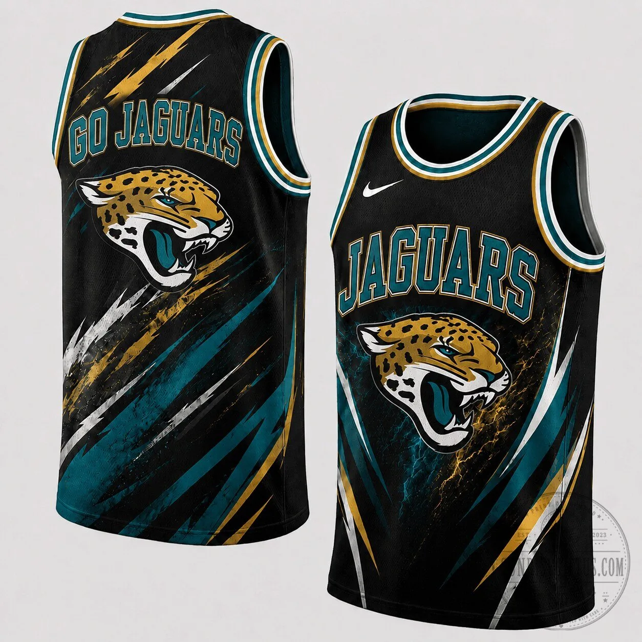 Jacksonville Jaguars Abstract Scratch Pattern Black Sports Basketball Jersey 1 Jacksonville Jaguars Abstract Scratch Pattern Black Sports Basketball Jersey
