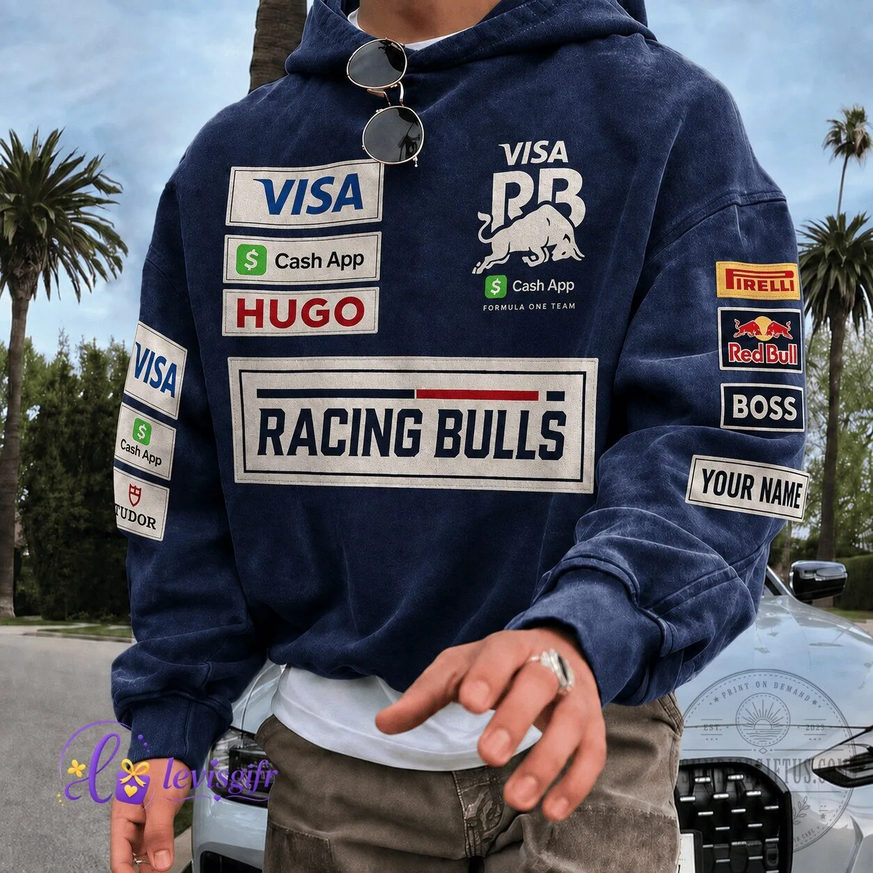 Racing Fan Gift Red Bull Racing Formula One Team Hoodie