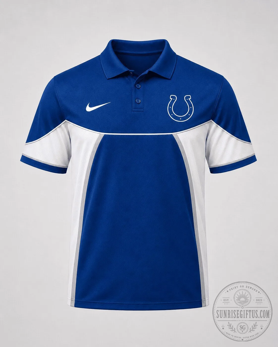 Indianapolis Colts National Football League Personalized Sports Style Polo Shirt 2 Indianapolis Colts National Football League Personalized Sports Style Polo Shirt