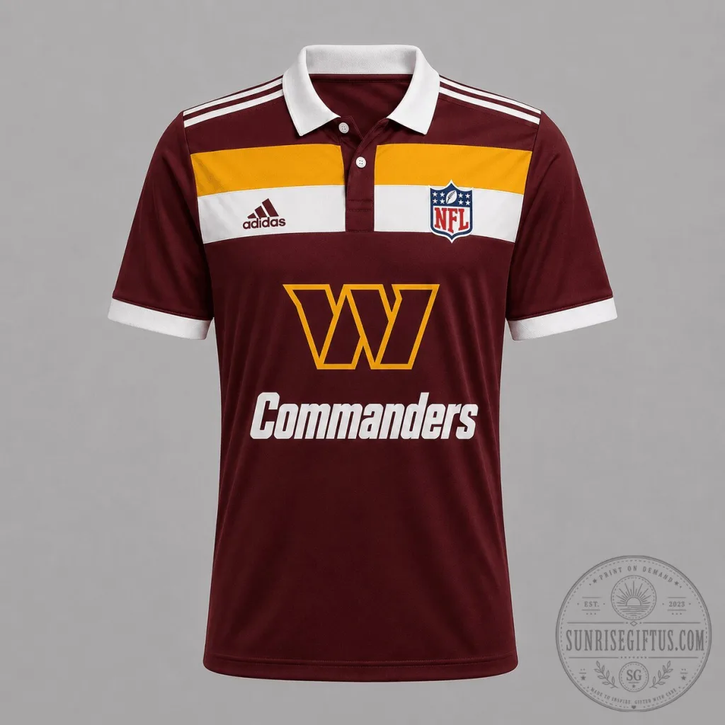 Washington Commanders NFL Football Team Fan Polo Shirt Washington Commanders NFL Football Team Fan Polo Shirt