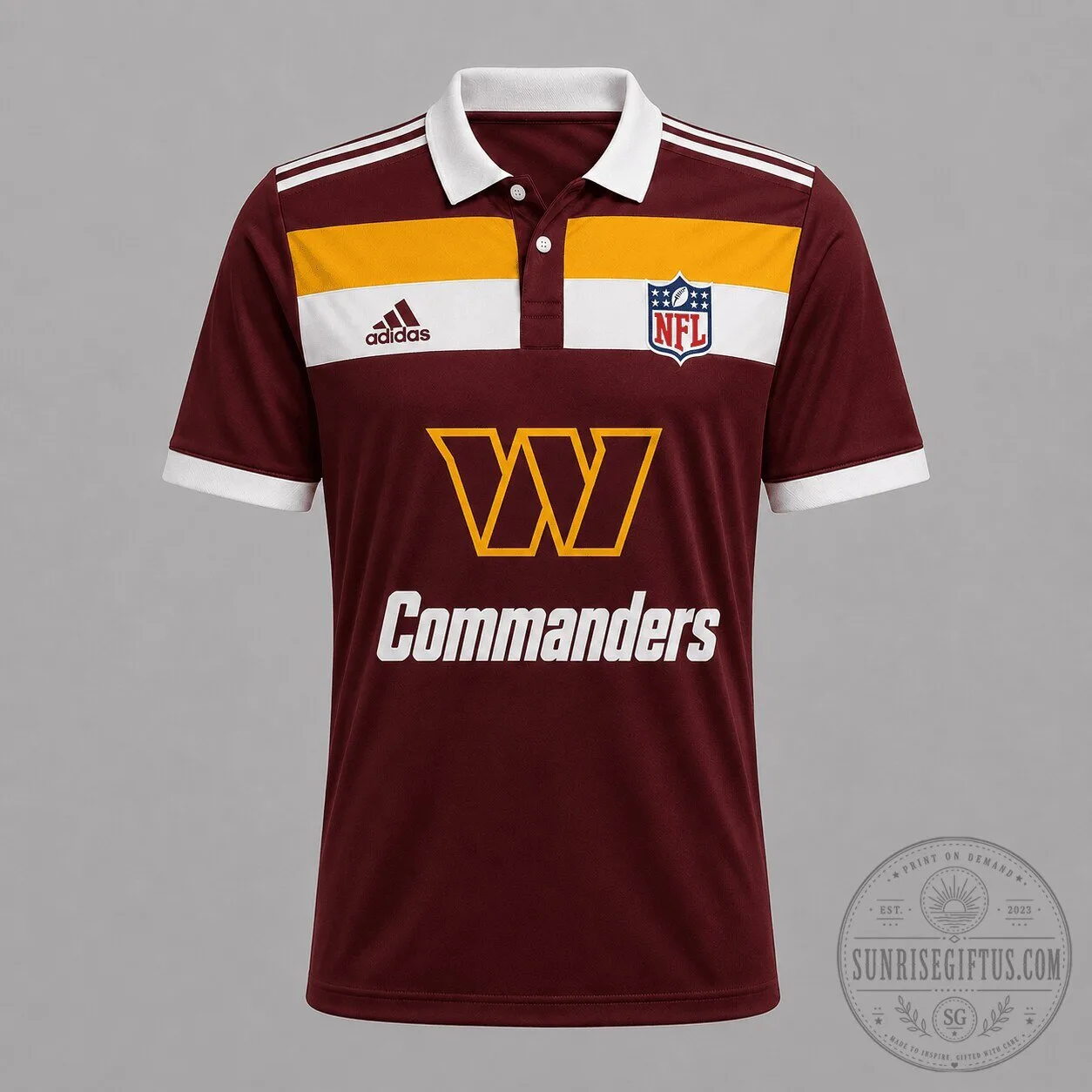 Washington Commanders NFL Football Team Fan Polo Shirt 5 Washington Commanders NFL Football Team Fan Polo Shirt