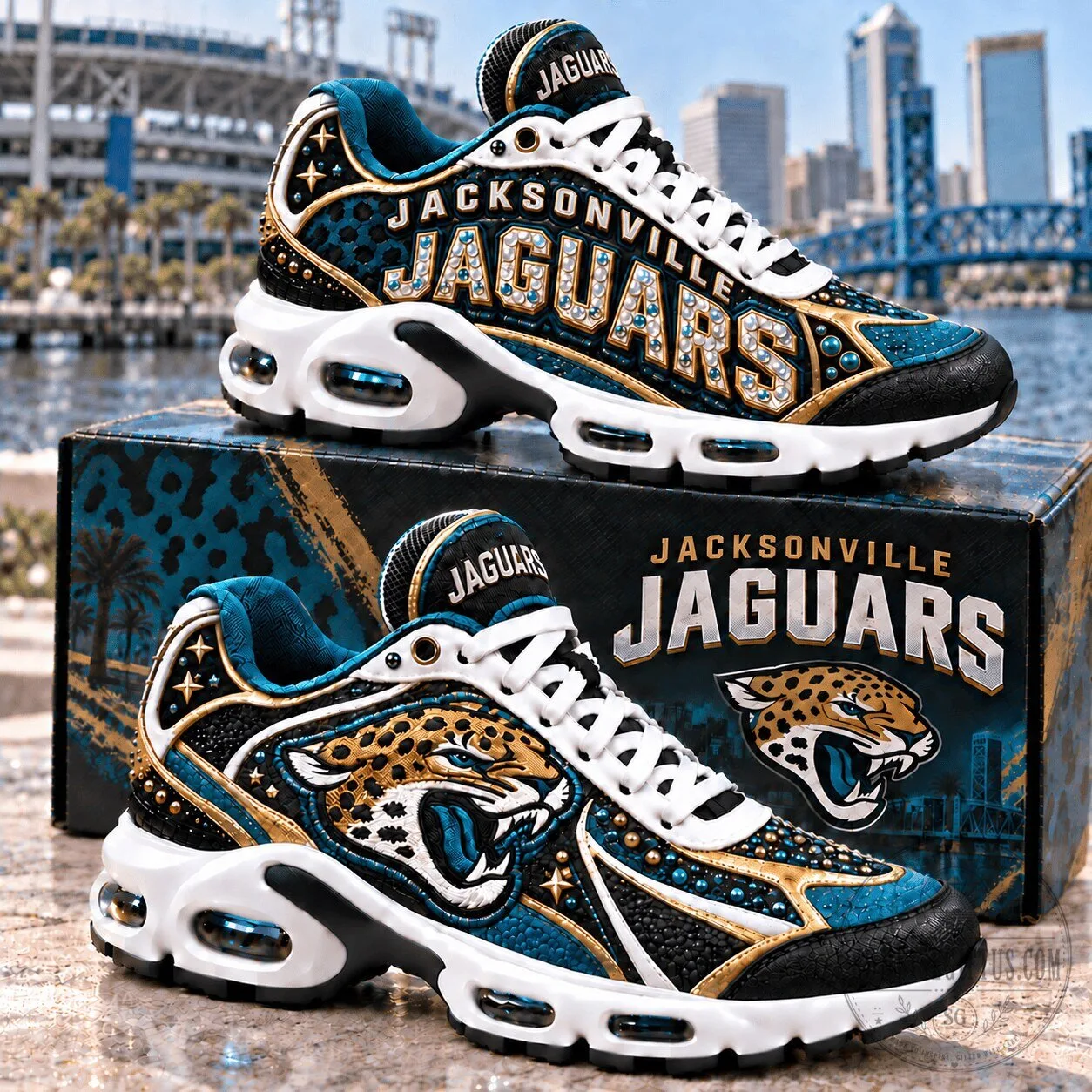 Jacksonville Jaguars Custom Air Max Sneakers