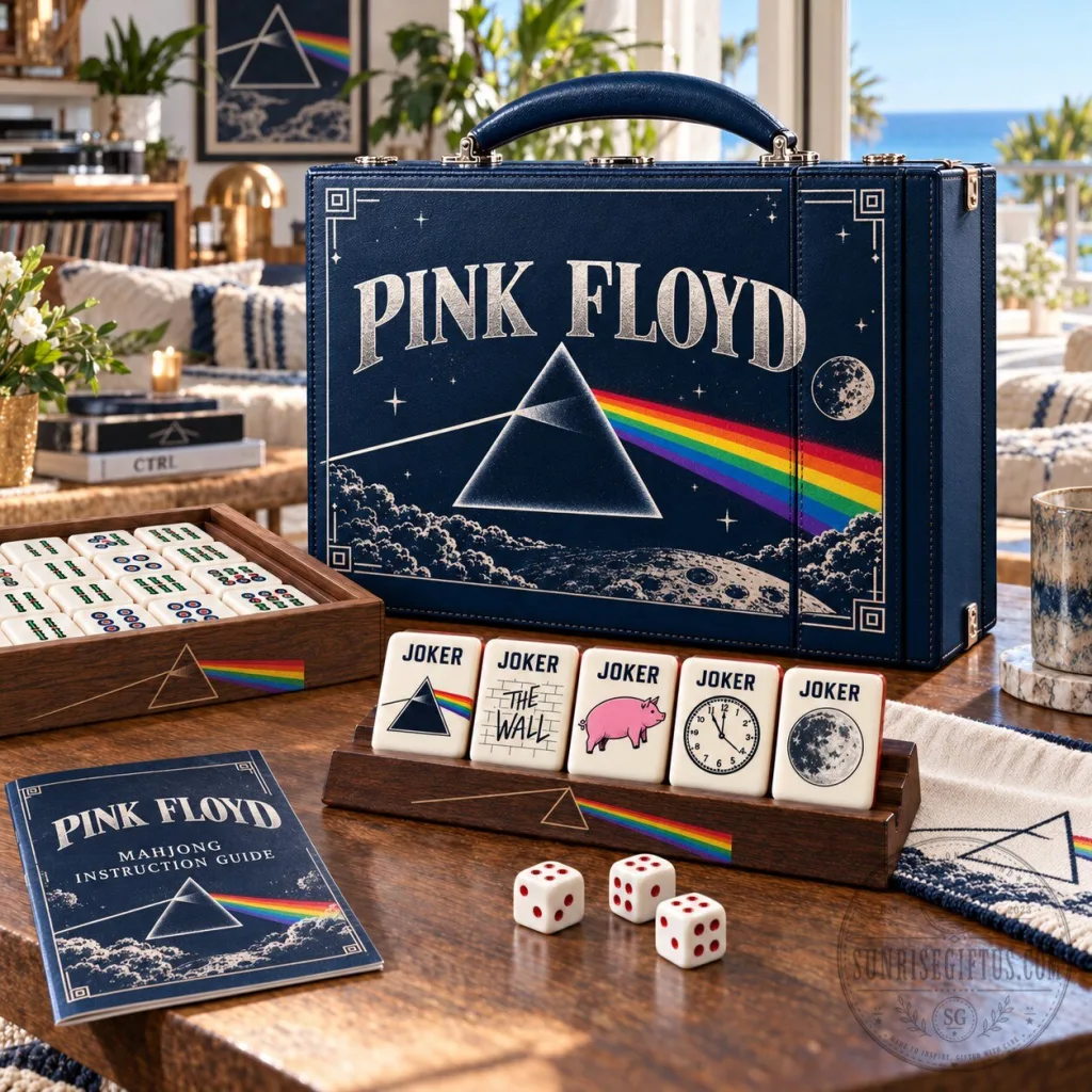 Pink Floyd The Dark Side of the Moon Premium Mahjong Game Set Pink Floyd The Dark Side of the Moon Premium Mahjong Game Set