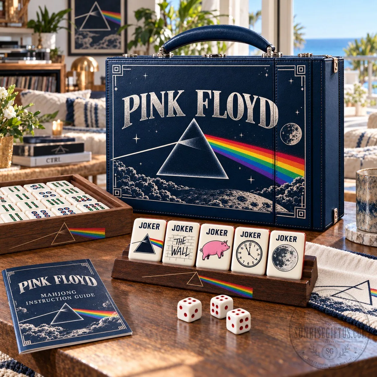 Pink Floyd The Dark Side of the Moon Premium Mahjong Game Set 2 Pink Floyd The Dark Side of the Moon Premium Mahjong Game Set