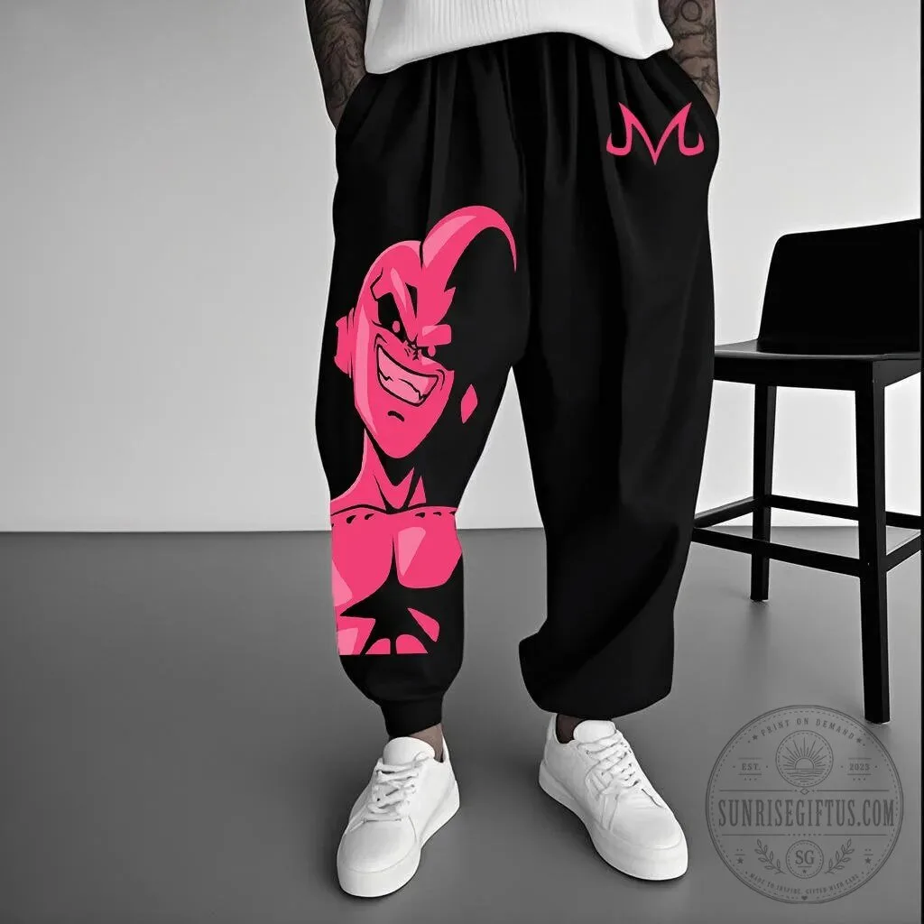 Dragon Ball Z Majin Buu Anime Character Graphic Streetwear Pants