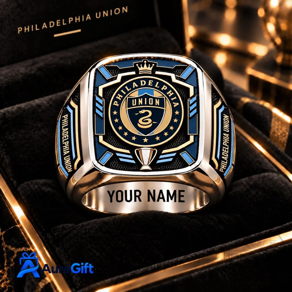 Philadelphia Union Major League Soccer Personalized Championship Ring Philadelphia Union Major League Soccer Personalized Championship Ring
