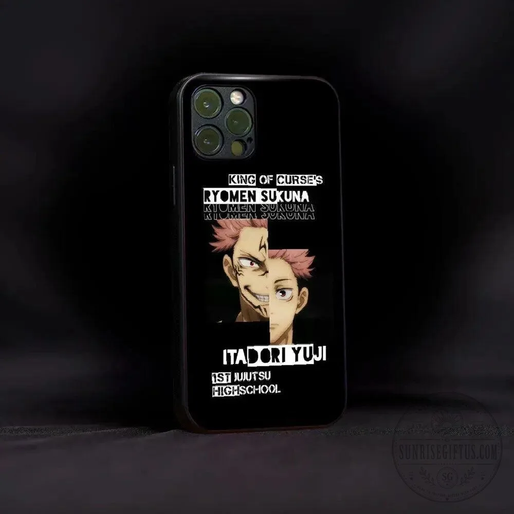 Jujutsu Kaisen Ryomen Sukuna and Itadori Yuji King of Curse Phone Case 5 Jujutsu Kaisen Ryomen Sukuna and Itadori Yuji King of Curse Phone Case