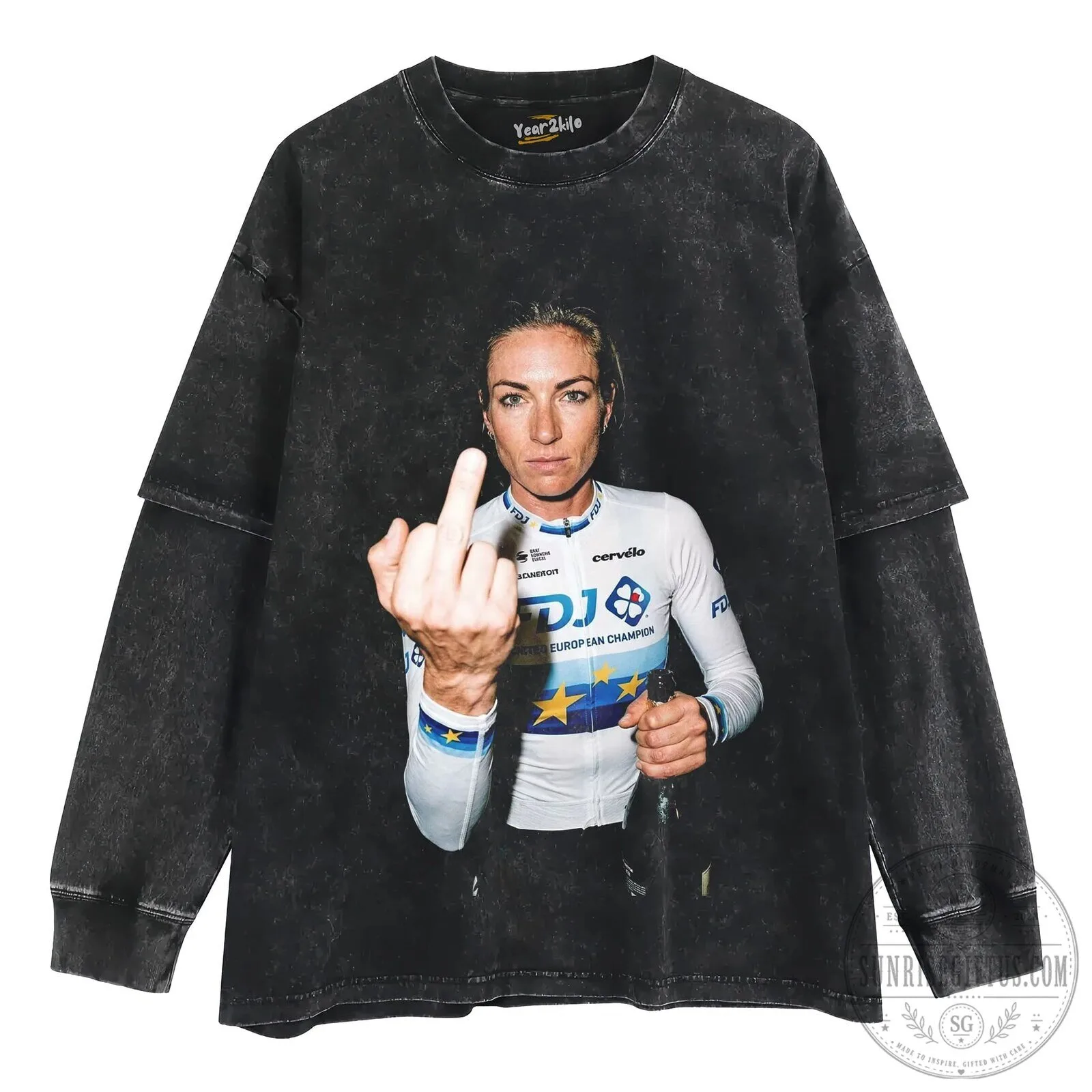 Demi Vollering Tour de France Women's Cycling Champion T-Shirt 18 Demi Vollering Tour de France Women