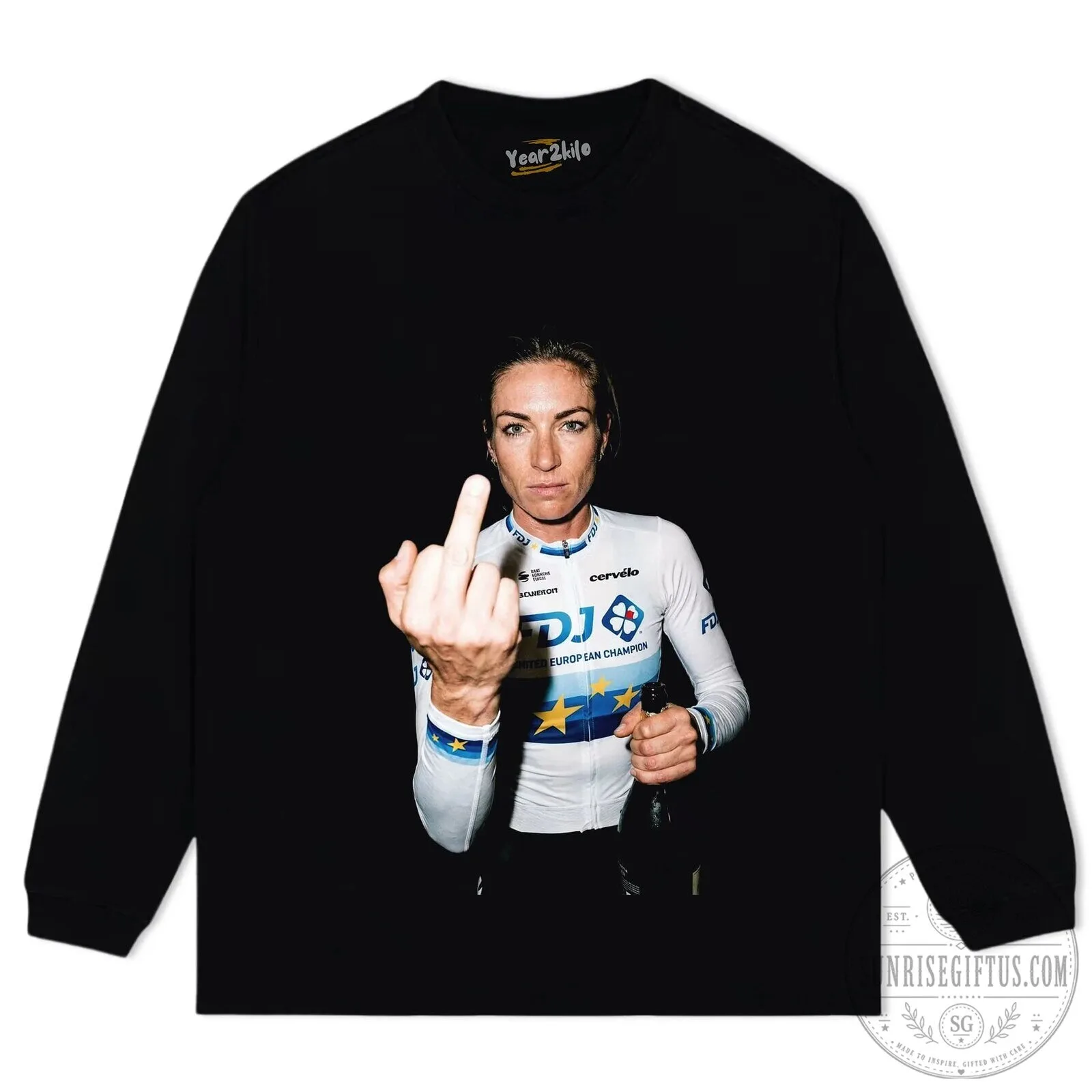 Demi Vollering Tour de France Women's Cycling Champion T-Shirt 19 Demi Vollering Tour de France Women