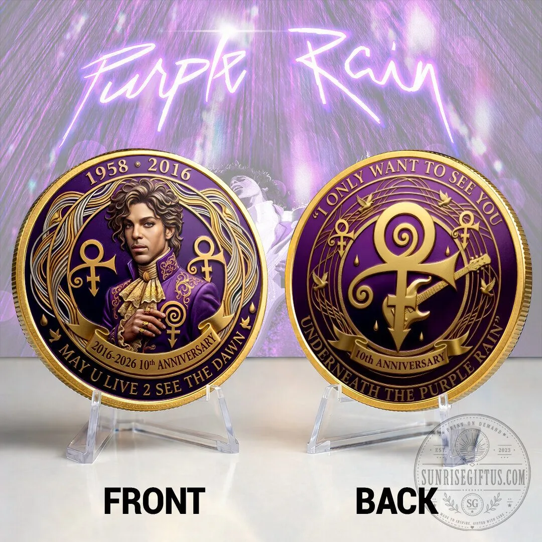 Prince Purple Rain 10th Anniversary Commemorative Coin
