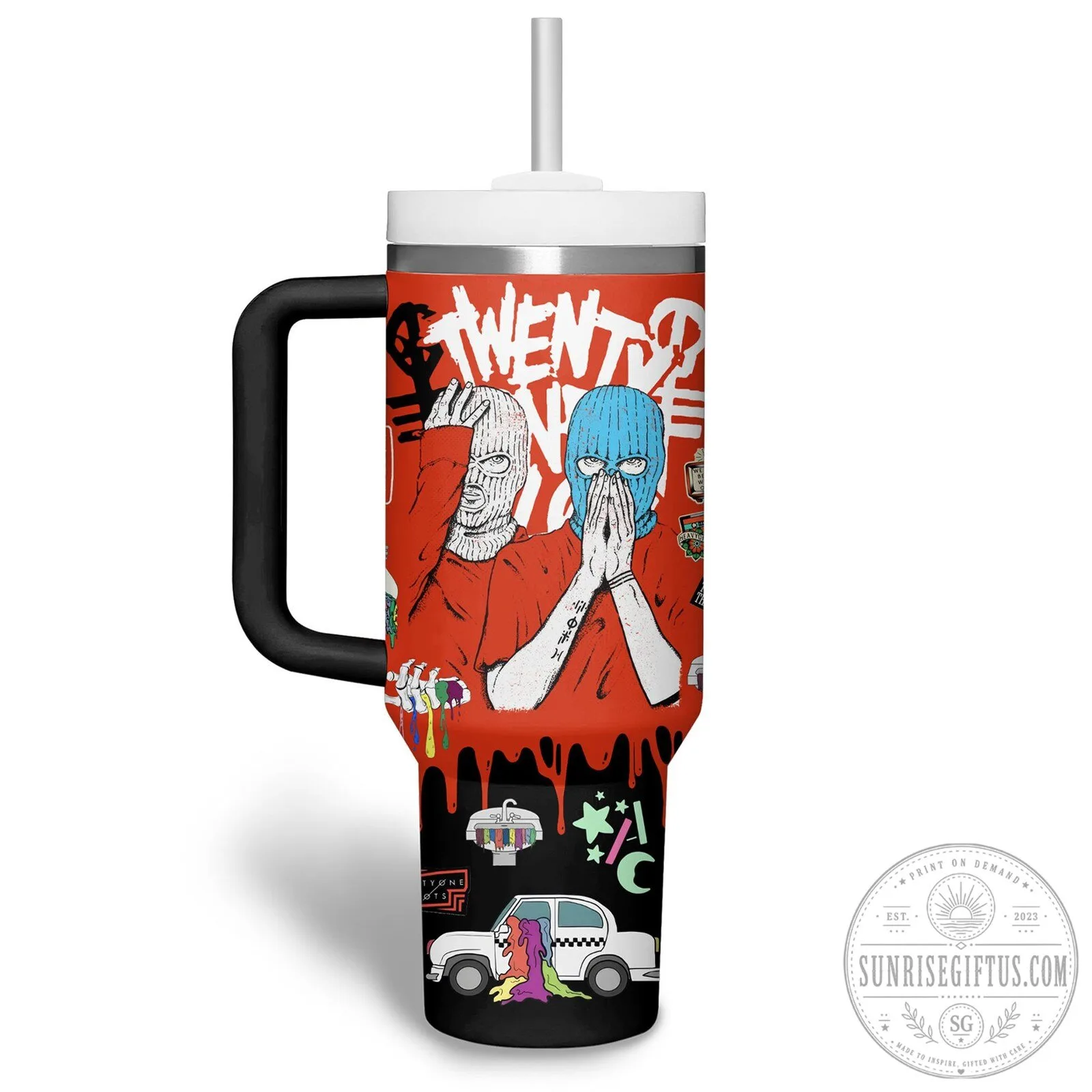 Twenty One Pilots Band Music Fan Art Personalized Tumbler 10 Twenty One Pilots Band Music Fan Art Personalized Tumbler