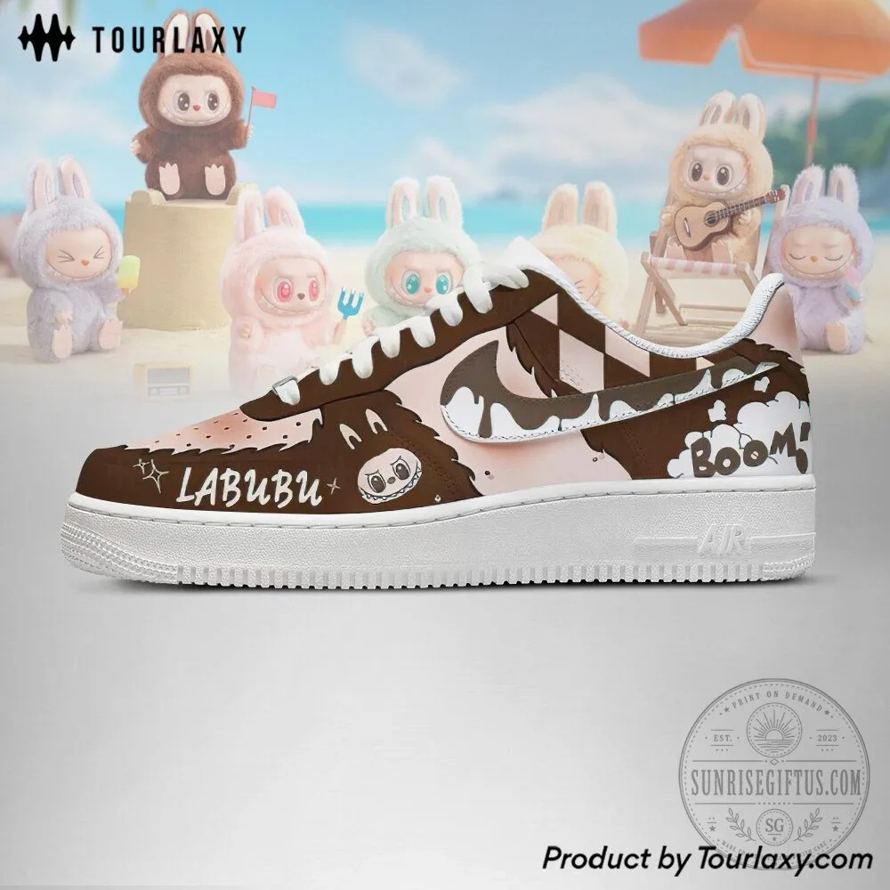 Labubu Chestnut Cocoa Chocolate Pattern Custom Designed Sneakers 8 Labubu Chestnut Cocoa Chocolate Pattern Custom Designed Sneakers