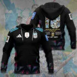 Lionel Messi Argentina FIFA World Cup 2022 Black Soccer Football Jersey 7 Lionel Messi Argentina FIFA World Cup 2022 Black Soccer Football Jersey