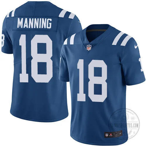 Peyton Manning Indianapolis Colts Royal Blue American Football Jersey