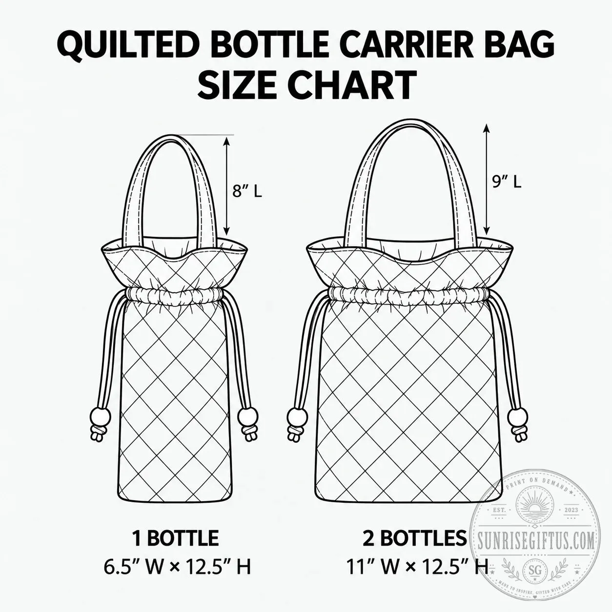 Winking Santa Claus Quilted Christmas Wine Bottle Carrier Bag 9 Winking Santa Claus Quilted Christmas Wine Bottle Carrier Bag