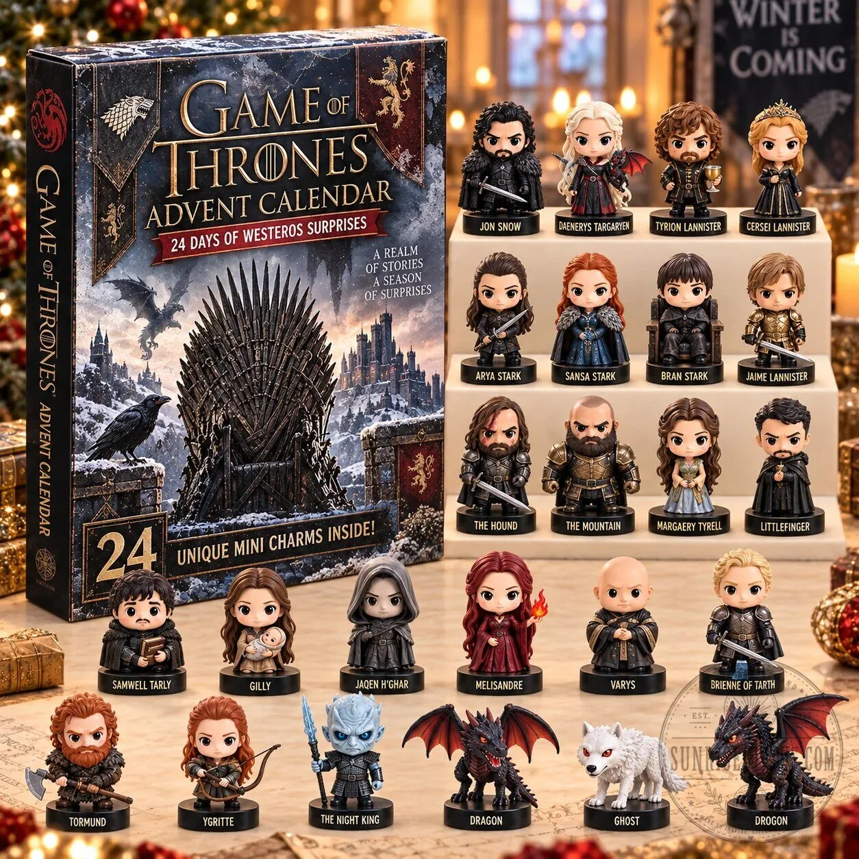 Game of Thrones 24 Days of Surprises Advent Calendar with Mini Figurines 1 Game of Thrones 24 Days of Surprises Advent Calendar with Mini Figurines