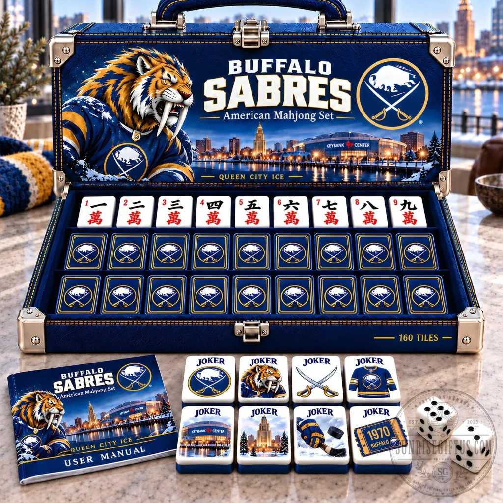 Buffalo Sabres American Mahjong Set Buffalo Sabres American Mahjong Set