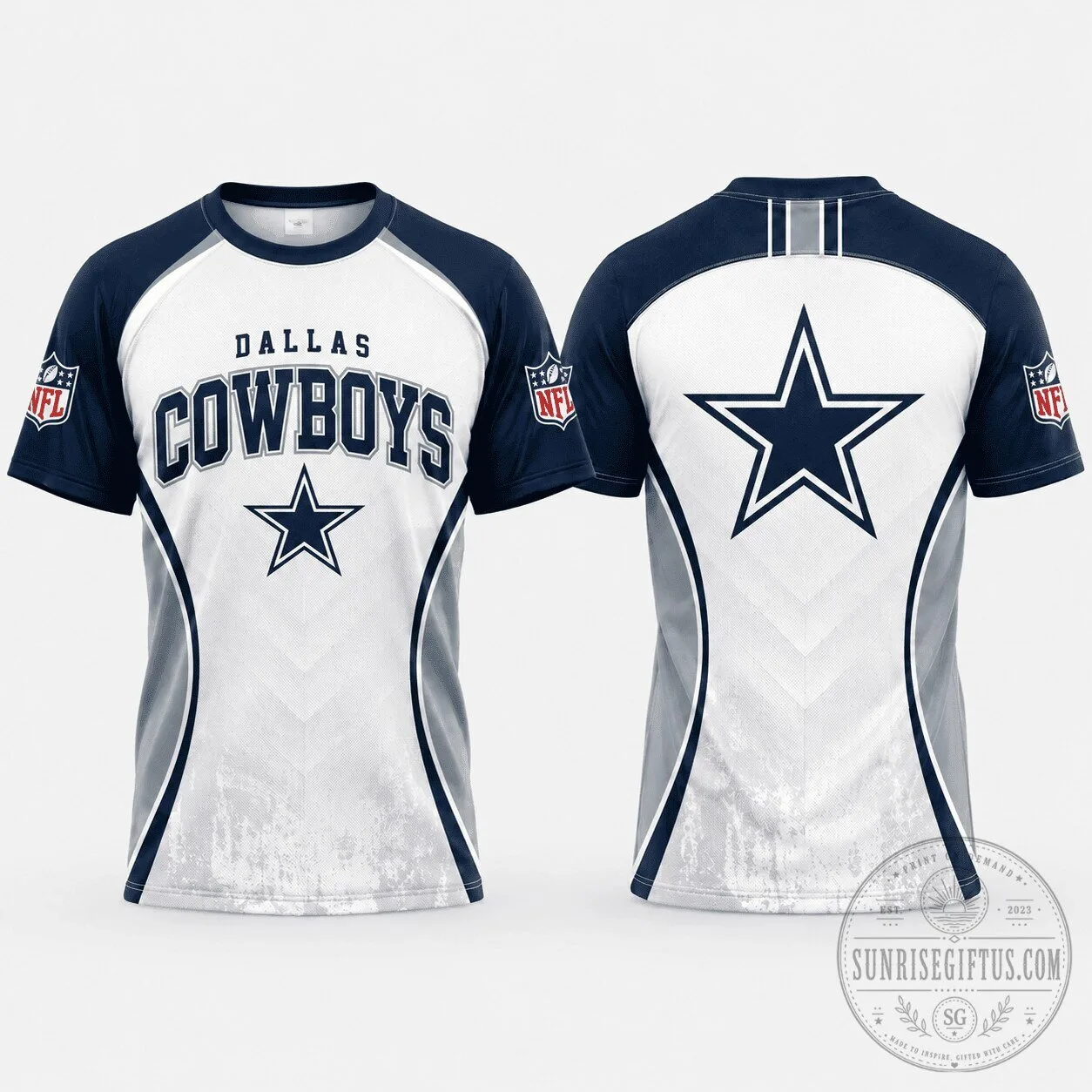 Dallas Cowboys Football Fan T-Shirt Premium NFL Team Apparel